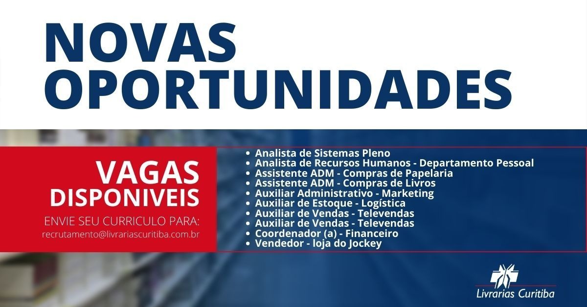 Diversas vagas - Gestão e Negócios (27/01) - Central de Carreiras UniOpet